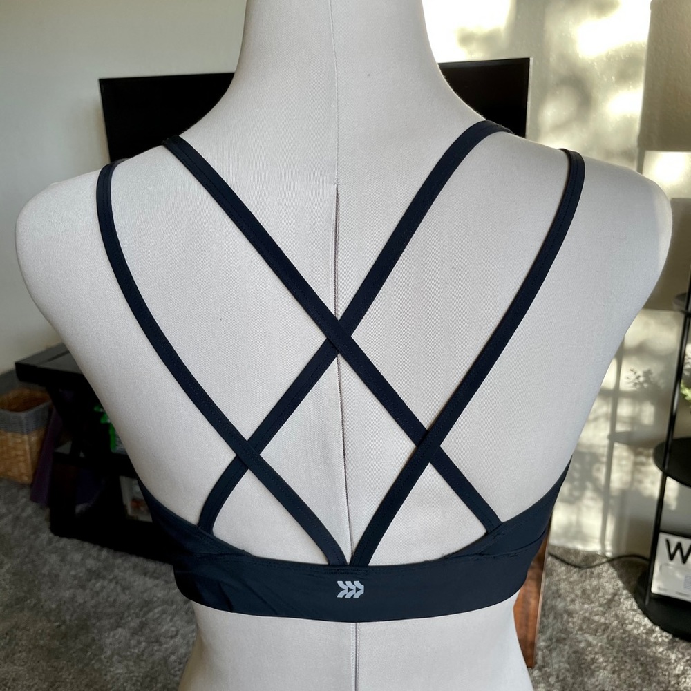 Solid Black Sports Bra